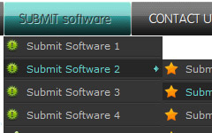 Vista Button Photoshop Template vista button photoshop template Vertical Menu Javascript Submenus