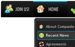 creating sub menu buttons in fbml Javascript Konqueror Oncontextmenu
